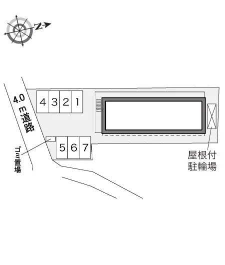 富里市日吉倉 月極駐車場